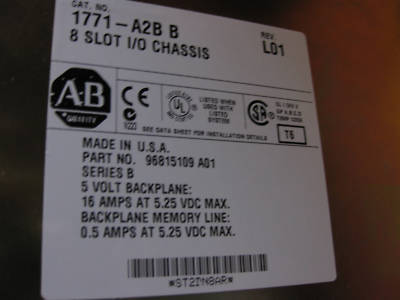 Ab plc-5/40B system w/ethernet & io mod. excellent 