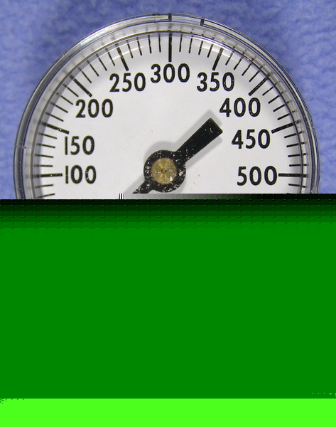 Ashcroft utility pressure gauge; 0-600PSI; 2