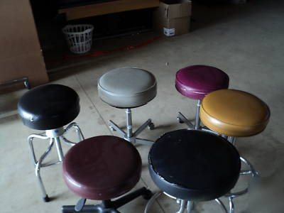Medical stools lot of 6