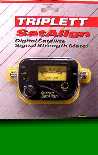 New triplett satalign digital satellite signal meter