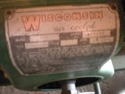 Vintage beaver wisconsin tractor small w trailer 1950's