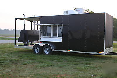 2010 barbeque concession trailer / mobile kitchen 