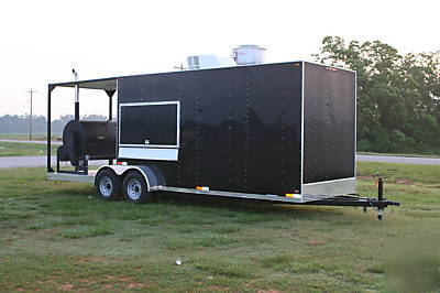 2010 barbeque concession trailer / mobile kitchen 