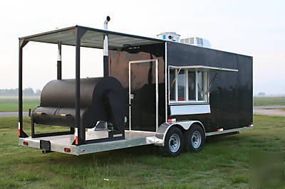 2010 barbeque concession trailer / mobile kitchen 