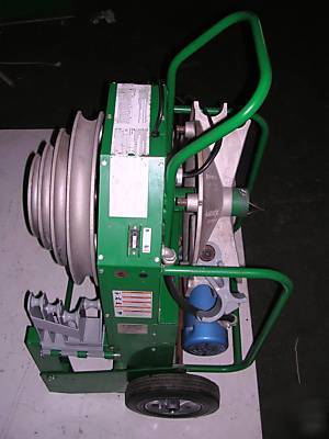 Greenlee 555 conduit pipe bender 2 shoes, 2 rollers 