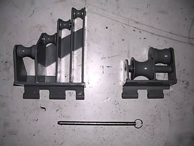 Greenlee 555 conduit pipe bender 2 shoes, 2 rollers 