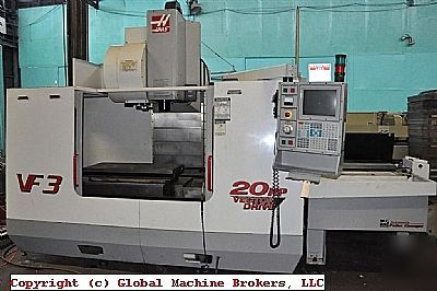 Haas VF3 vertical mach. ctr./ pallet changer