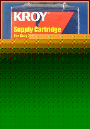 Kroy 240 series supply cartridge 2227504 red on clear