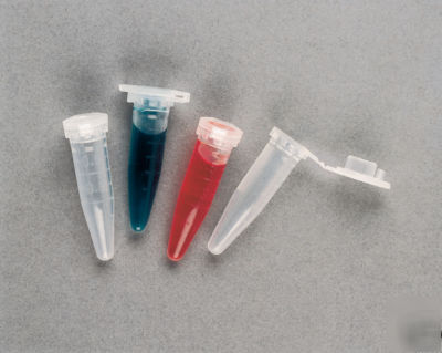 Microcentrifuge 0.5 ml tubes are autoclavable clear