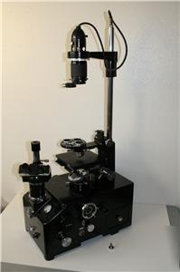 Nikon model m inverted microscope ***exln