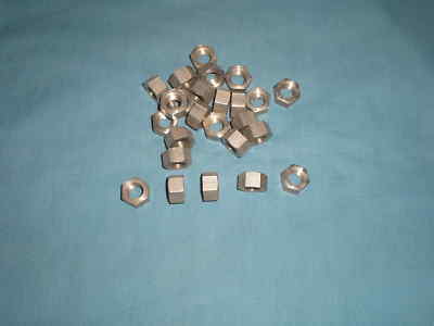 Stainless steel hex nuts 3/8-24 fine thread / sae 