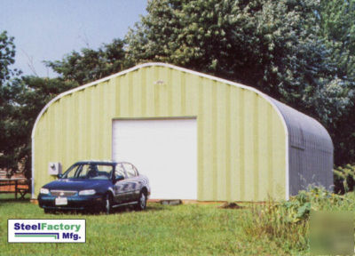 Steel factory color residential metal garage building