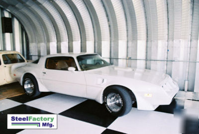 Steel factory color residential metal garage building