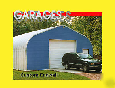 Steel factory color residential metal garage building
