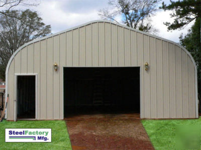 Steel factory color residential metal garage building