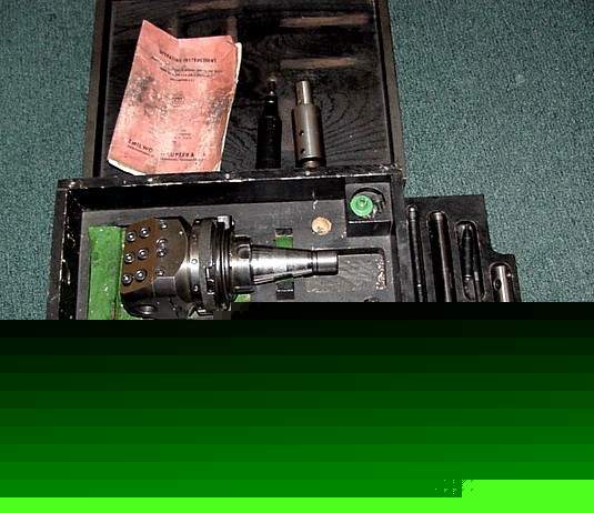 Wolhaupter upa-4 boring and facing head set, #40 mmt