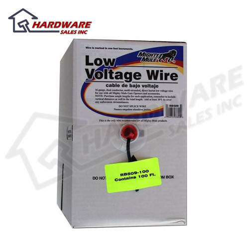 New mighty mule RB509-100 low voltage wire 100 ft. roll 