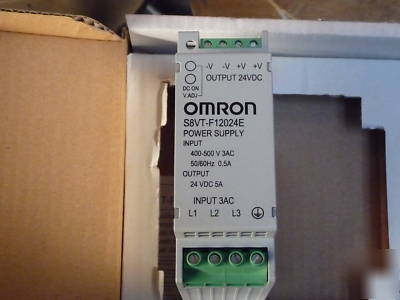 Omron S8VT-F12024E 24V power supply