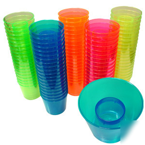 100 neon powerbomb bomb shots shot glass cups bomber