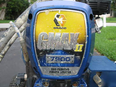 Graco 7900 gmax ii 2 gas powered airless paint sprayer 
