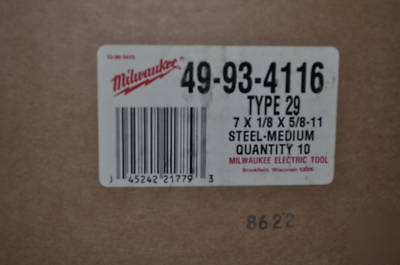 Milwaukee arbor aluminum oxide grinding discs