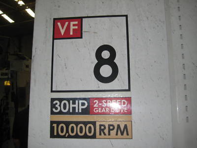 Haas vf- 8 vertical machining center perfect for parts