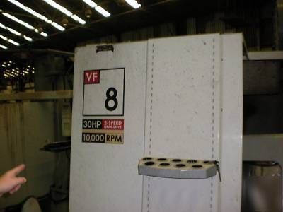 Haas vf- 8 vertical machining center perfect for parts