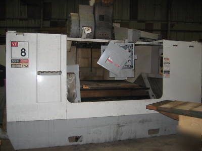 Haas vf- 8 vertical machining center perfect for parts