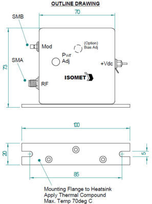 Isomet 535C-l acousto-optic modulator driver