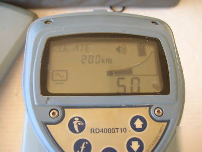 Radiodetection RD4000 pxl T10 cable locator 26