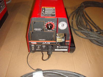 Lincoln electric cv-305 mig welder with lf-74 wire feed