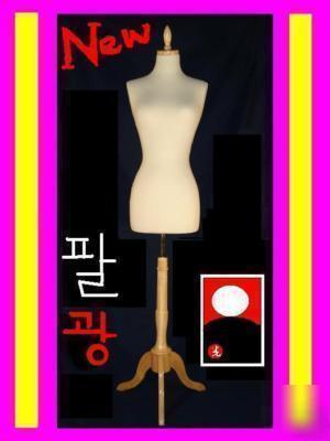 New dress form mannequin beautiful white(cream) manikin