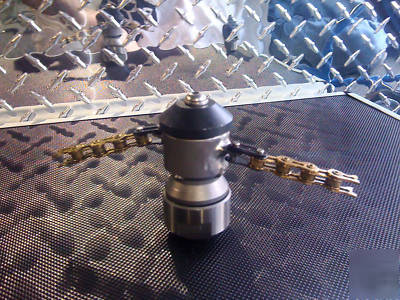 Sewer jetter root cutter nozzle combo 3/8