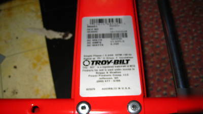 Troy bilt xp 6200 watt generator