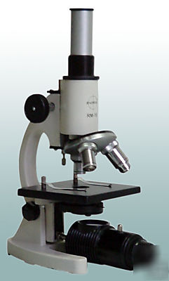 40-600X student lab microscope w light & free slide kit