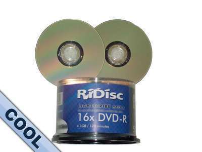 50 [discs] ridiscs dvd-r lightscribe 4.7G/16X ver-1.2