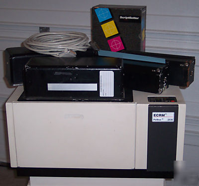 Ecrm pelbox 2530 imagesetter, stand, extras