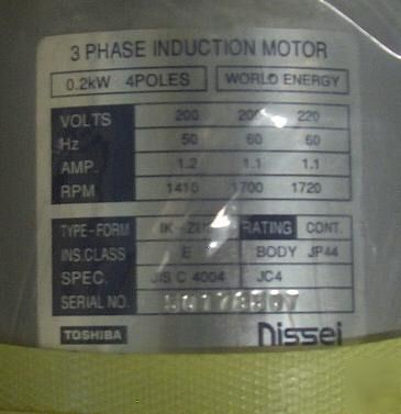 Gtr G3LB -22 -60 -020 induction motor nissei co