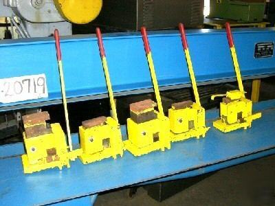 18 ga. engel deep notching machine, 1989, nice (20719)