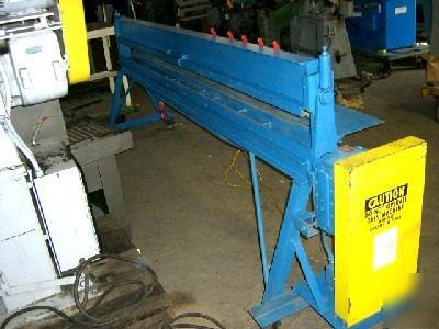 18 ga. engel deep notching machine, 1989, nice (20719)