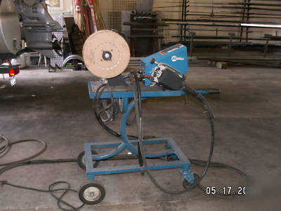 3 phase miller DELTAWELD451 mig welder with wire feeder