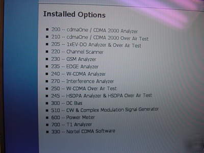 Agilent E7495B base station test set 10MHZ-2500MHZ