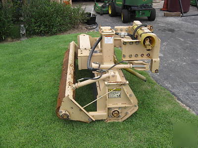 Ati 605 preseeder landscape tiller rock rake grader