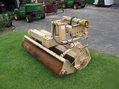 Ati 605 preseeder landscape tiller rock rake grader