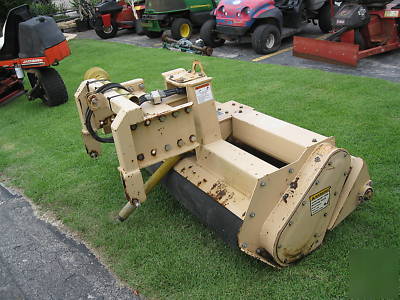 Ati 605 preseeder landscape tiller rock rake grader