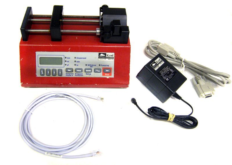Kent scientific multi-phaser syringe pump infusion lab