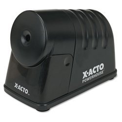 New powerhouse electric pencil sharpener, black (hun...