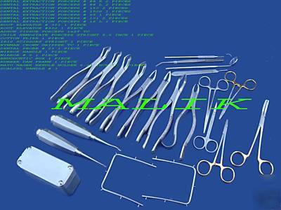 Set of 69 oral surgery dental instruments kit premium 