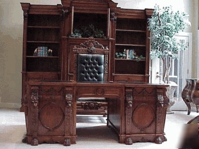 7PC lion partners desk set #1 lawyer's desk set w/sale