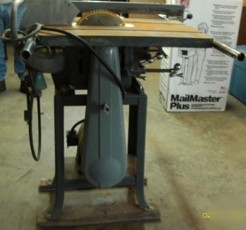 Delta milwaukee table saw 1940's mot. 115V 13Ã¥ 60CY 1HP